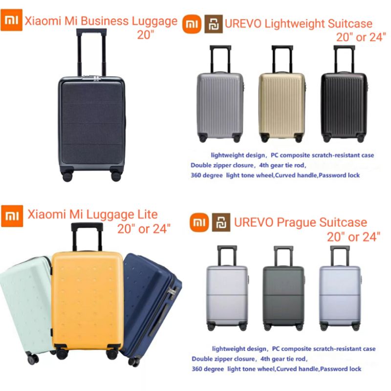 Xiaomi Mi Luggage Business / Lite or Urevo Suitcase | Shopee Philippines