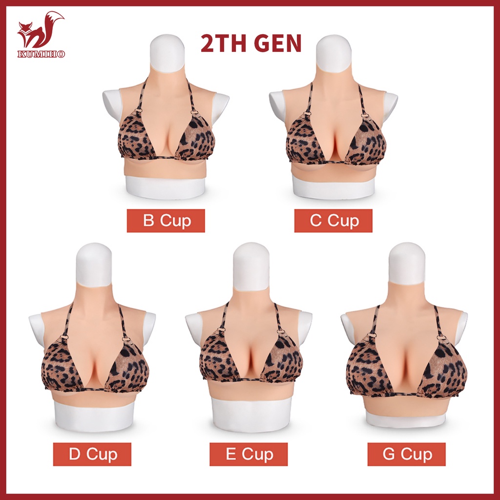 Kumiho Bcdeg Cup Realistic Silicone Breast Forms Fake Chest Costume Drag Queen Fake Boobs Breast