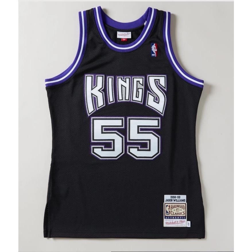 55 Jason Williams Sacramento Vintage White Black Purple Kings Basketball  Jersey - Basketball Jerseys - AliExpress