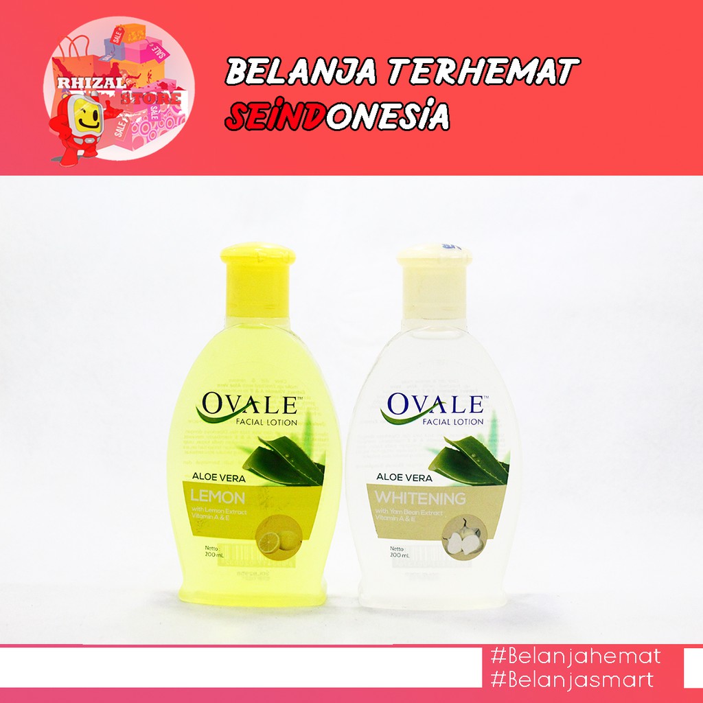 Ovale Facial Lotion Aloe Vera Whitening Facial Cleanser Shopee