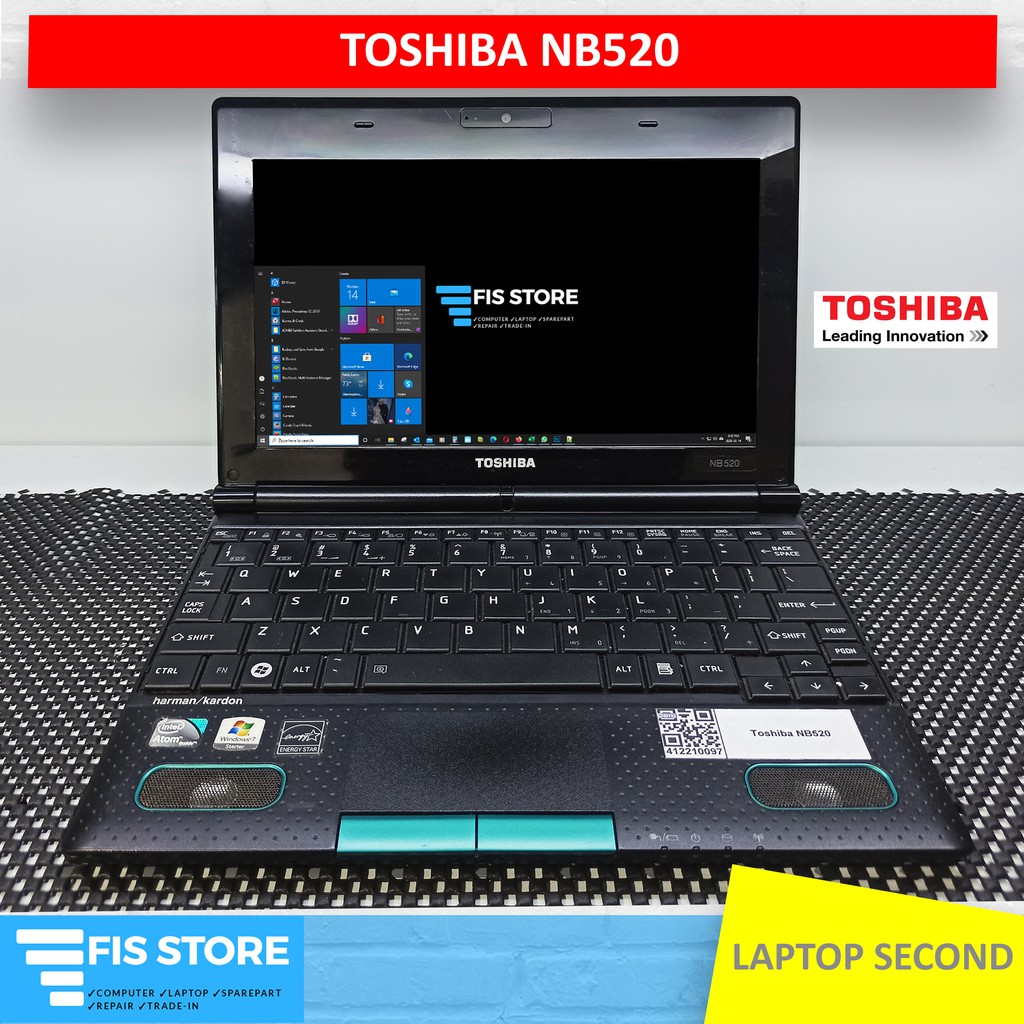 Notebook TOSHIBA NB520 Intel Atom N2800/2GB/VGA Intel/WebCam/For ZOOM ...