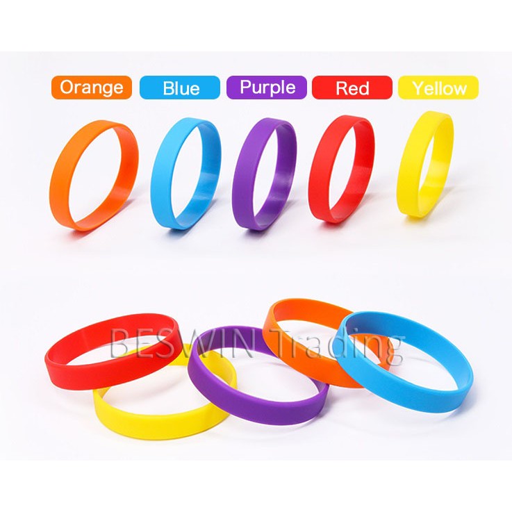 Blank Silicone Wristband Baller ID Baller Band Campaign Materials Shopee Philippines