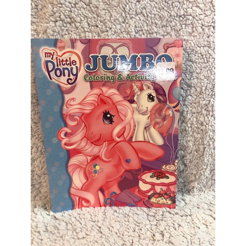 Original My Little Pony Jumbo Coloring and Activity Book Shopee