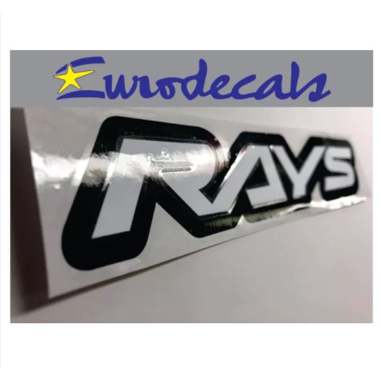 Eurodecals Black RAYS sticker TE37 Rays Cut out Vinyl sticker | Shopee ...