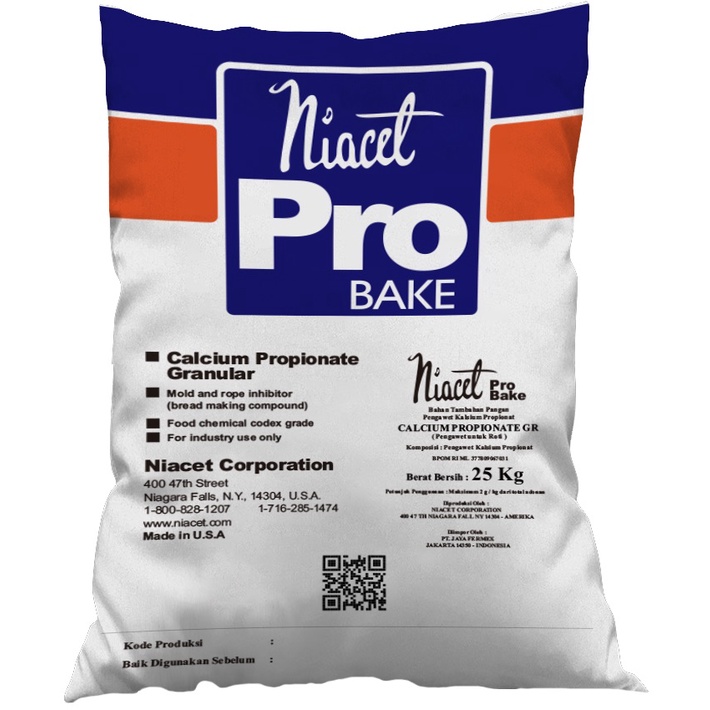 Calcium Propionate Niacet / Calcium Propionat 1 Kg Shopee Philippines
