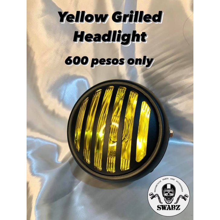 Grilled Headlight yellow and white lens Shopee Philippines