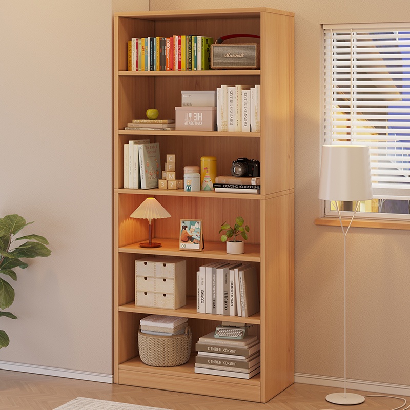 Simple bookshelf floor rack bedroom children s book storage