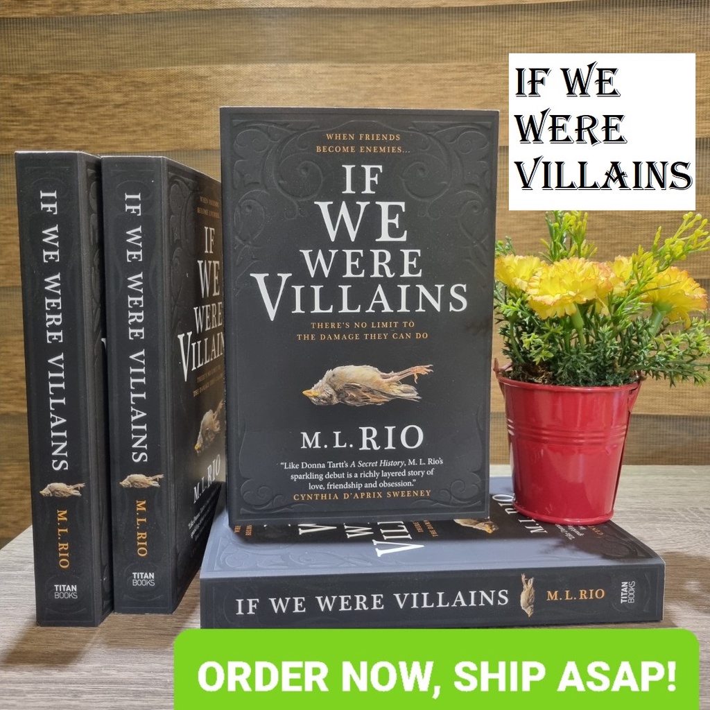 If We Were Villains [Paperback] By: M. L. Rio | Shopee Philippines