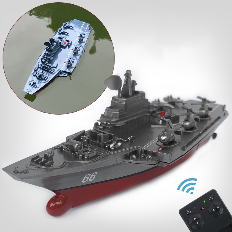 2021 NEW RC Boat Warship 2.4GHZ Toys Remote Control Mini Electric