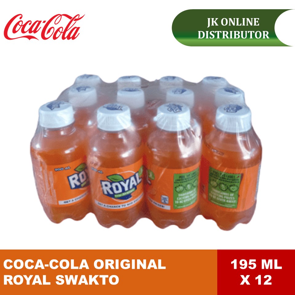 COCACOLA Royal TruOrange Swakto 195 ml x 12 bottles EXPIRATION DATE
