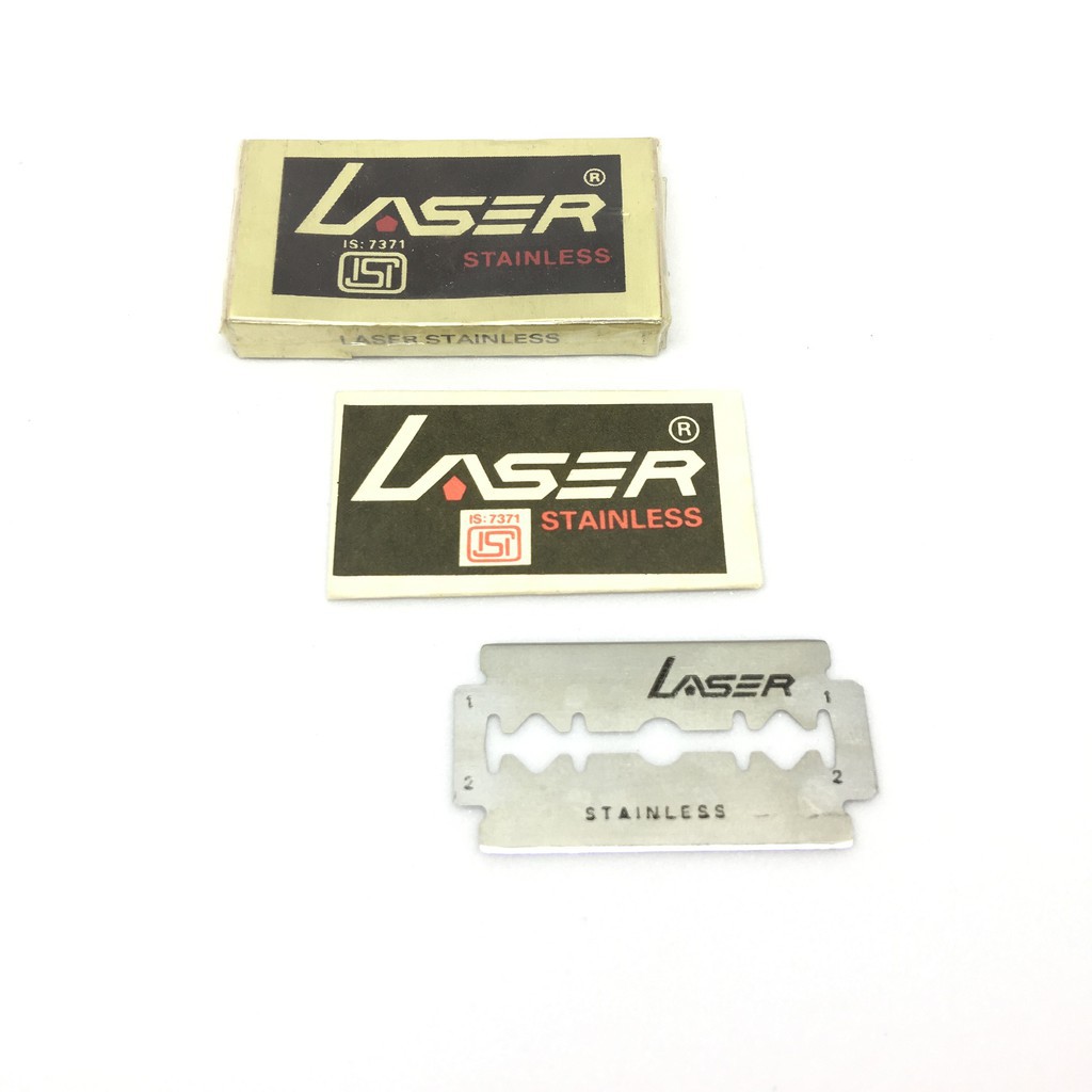 Laser Stainless Double Edge Razor Blades (5 Packs) | Shopee Philippines