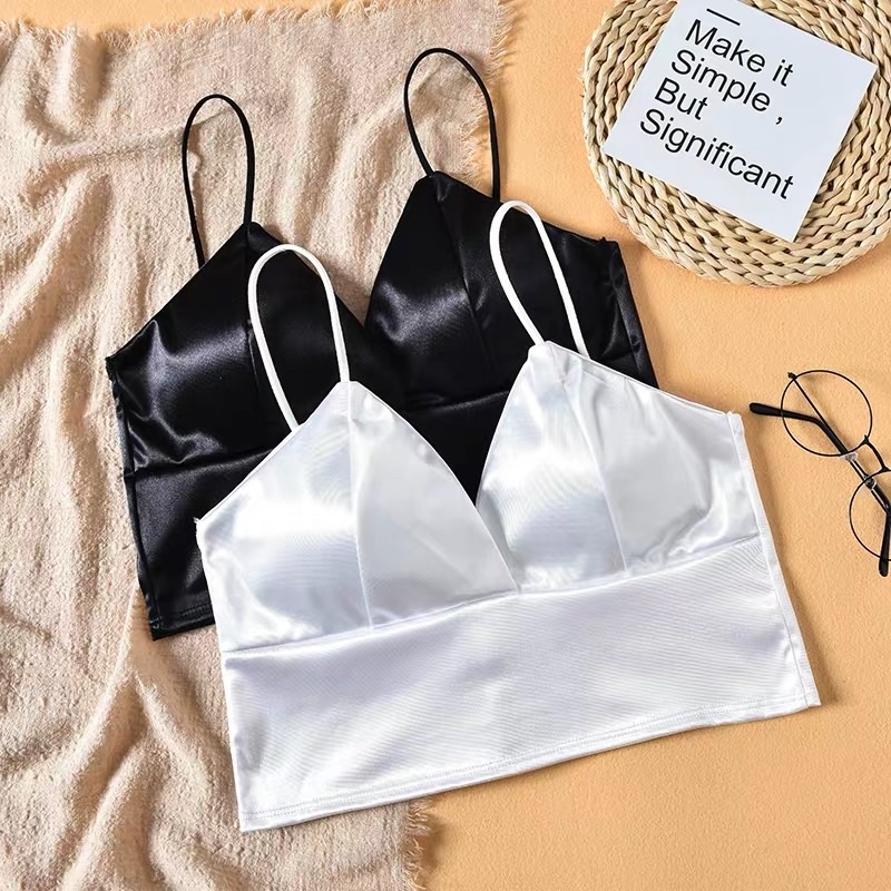 Comfortable Stylish spaghetti sexy bra Deals 