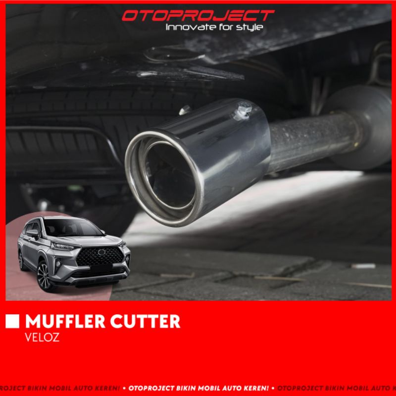 Muffler Cutter Tail Exhaust Otoproject All New Veloz/Avanza/Xenia 2021