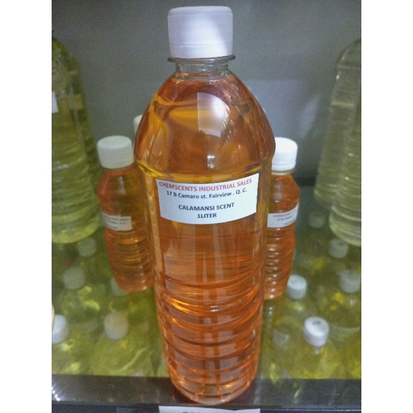 CALAMANSI SCENT OIL BASED FOR DISHWASHING HAND SOAP CAR SHAMPOO 1LITER