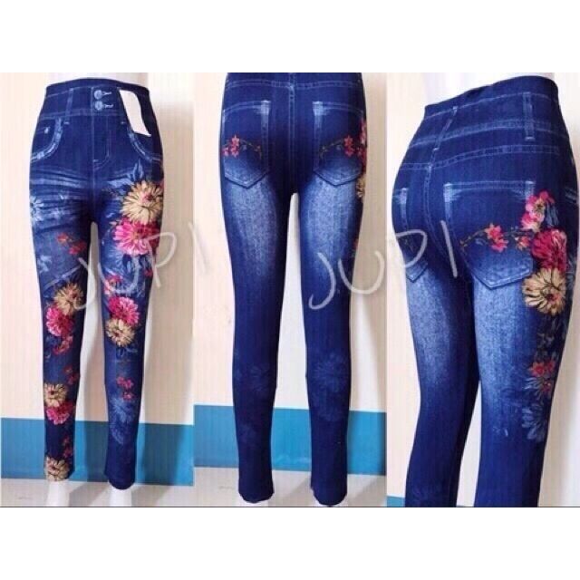 @FOREVER Print Maong Leggings Pants Strechable Freesize | Shopee ...