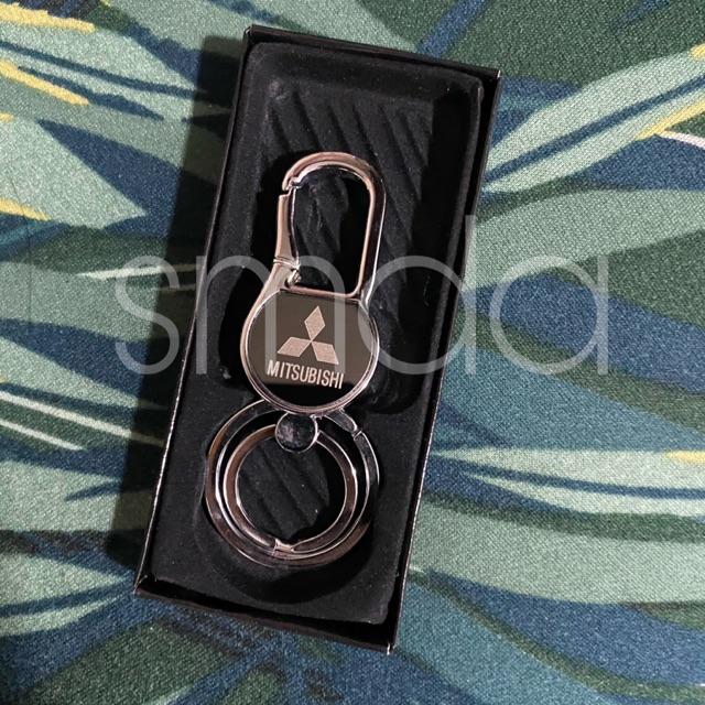 Key Fob Mitsubishi Keyring Mitsubishi Keyring Silver Alloy Key