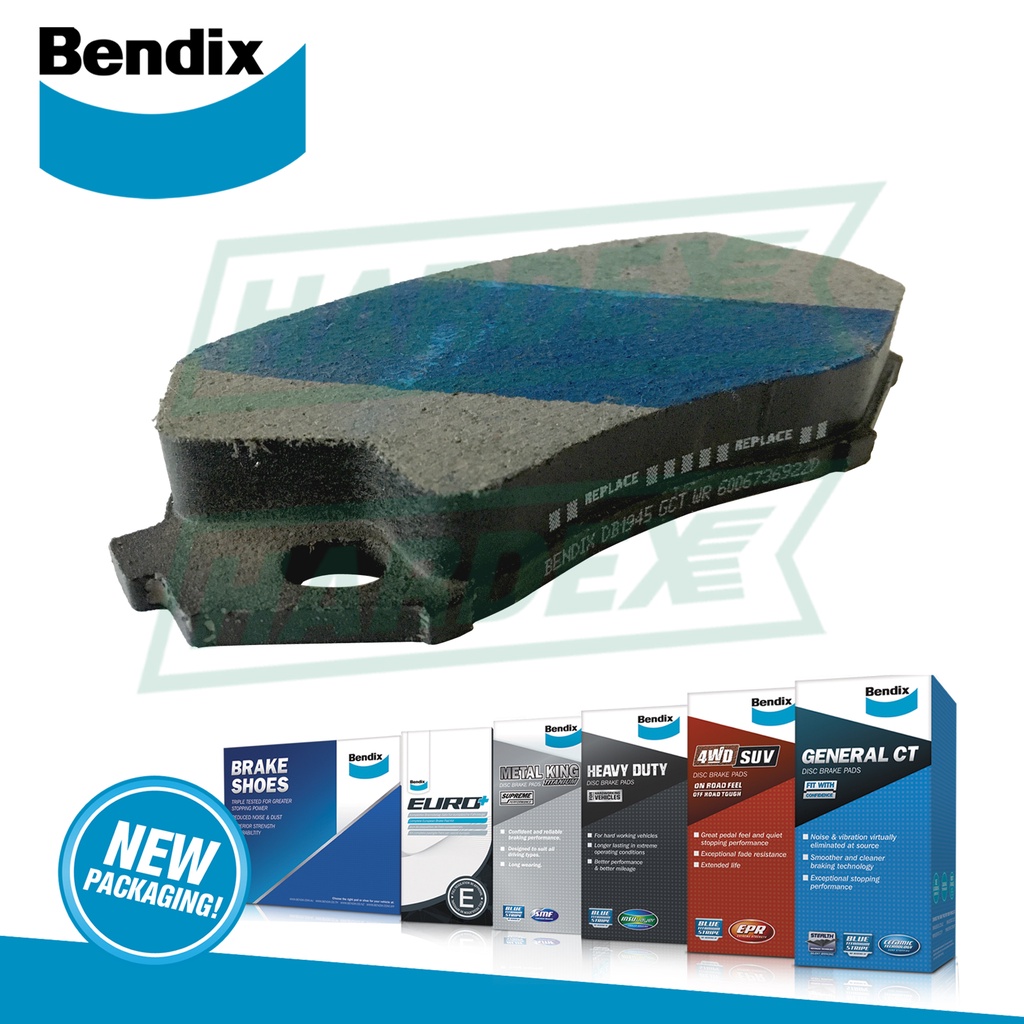Bendix Brake Pads Front Set GCT for Mitsubishi Canter 2002-2008 (DB1945 ...
