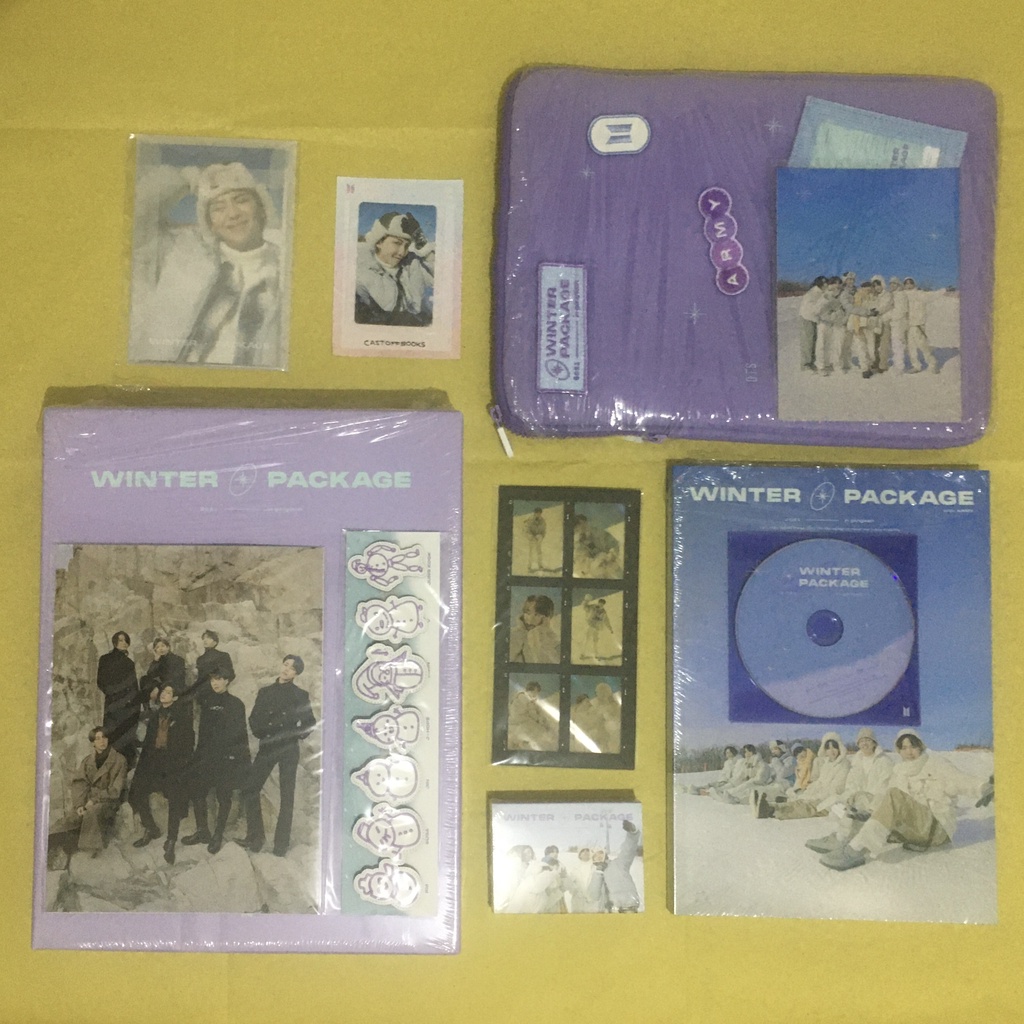 BTS Winter Package 2021 in Gangwon Unsealed First Press Full Complete Set [  WP2021 ] RM V Jimin pc