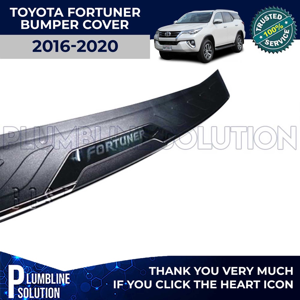 Toyota Fortuner 2016 - Onwards Rear Bumper Cover / Rear Bumper Guard ...
