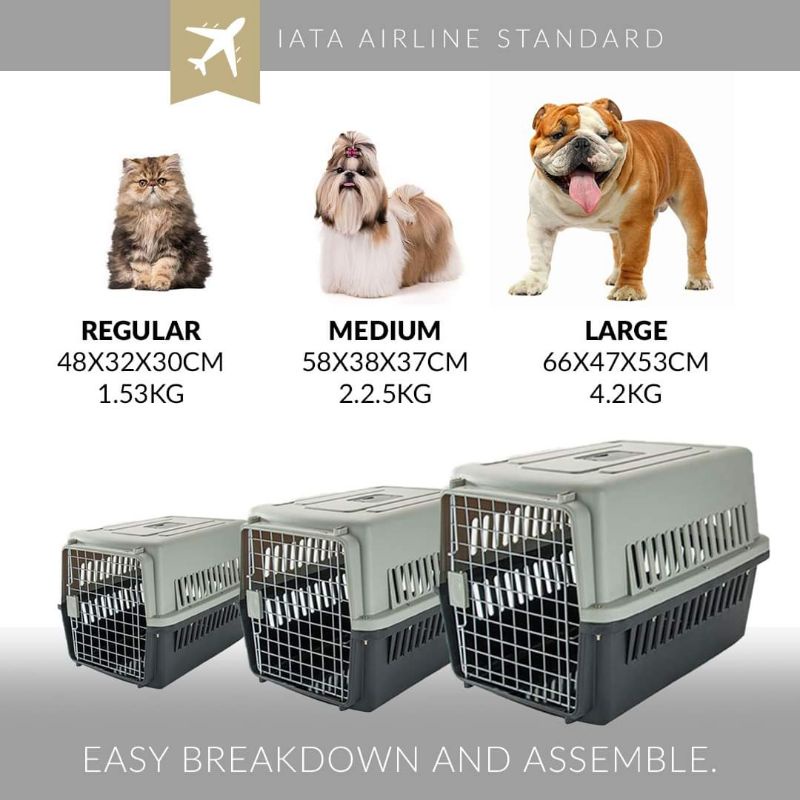 Pet travel crates carrier for small dogs cats transport cat dog pet crate pet carrier