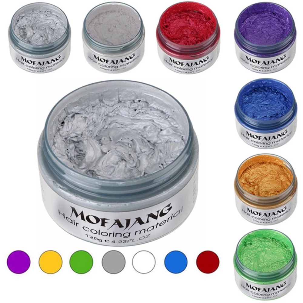 G2G MOFAJANG Unisex DIY Hair Color Wax Mud Temporary Modeling Hair