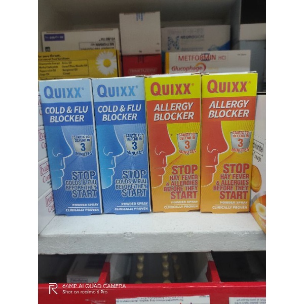 Quixx Allergy Blocker Powder Spray/Cold and Flu(for Adult and Children