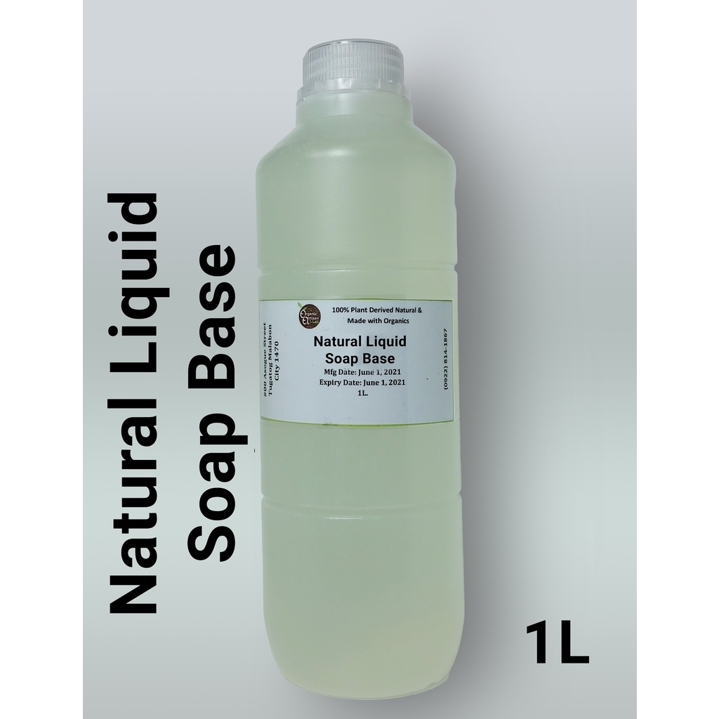 Natural Liquid Soap Base (Raw Materials) Shopee Philippines