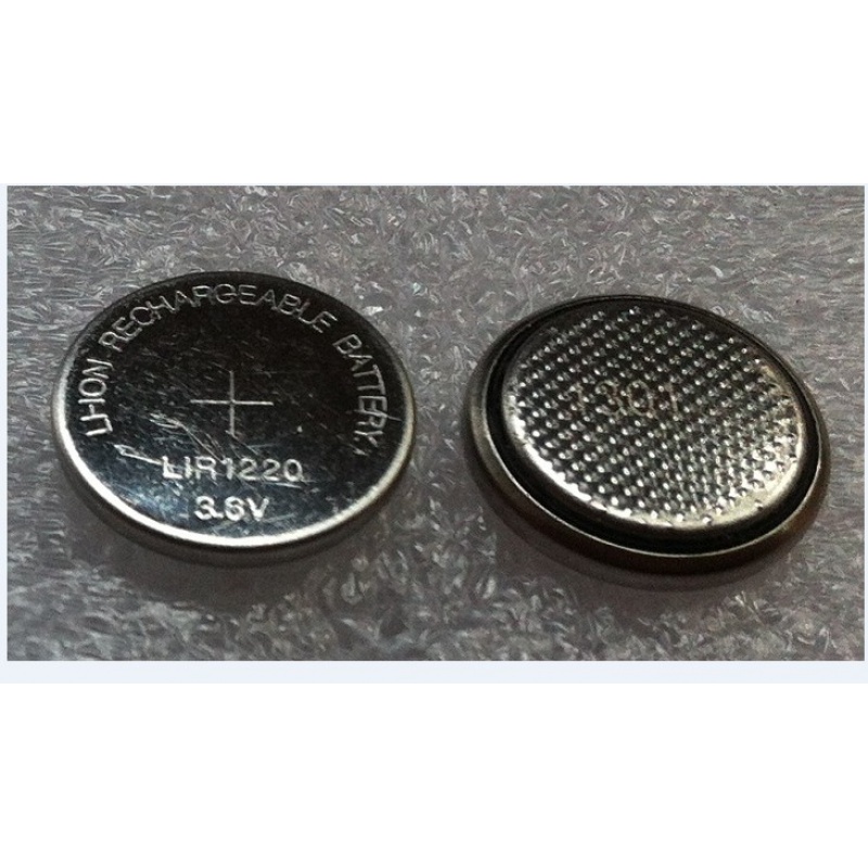 Button batteries 3.6V rechargeable button battery LIR1220 can replace