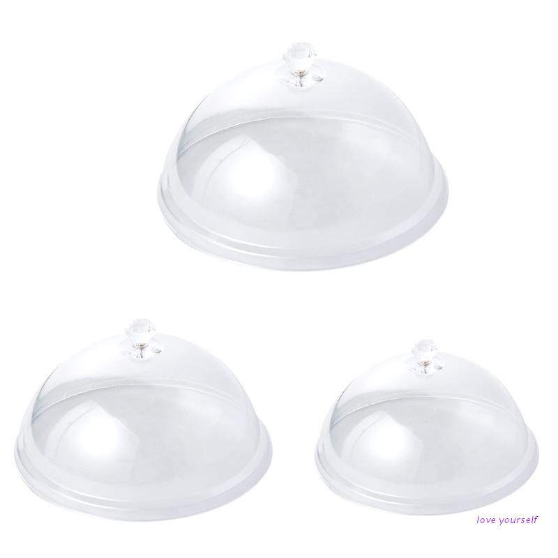 ~ Food Cover Clear Dome Guard Cover for Food Plate Dish Dessert Cake ...