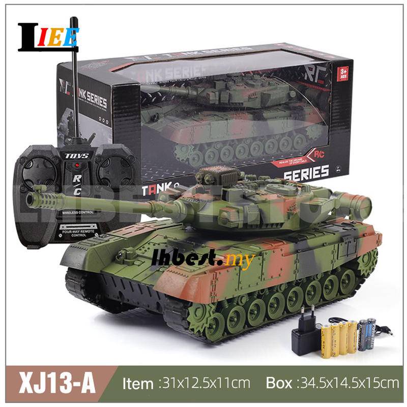 RC Remote Control Military Tank Car Toy Vehicle Water Bomb Lighting Off ...