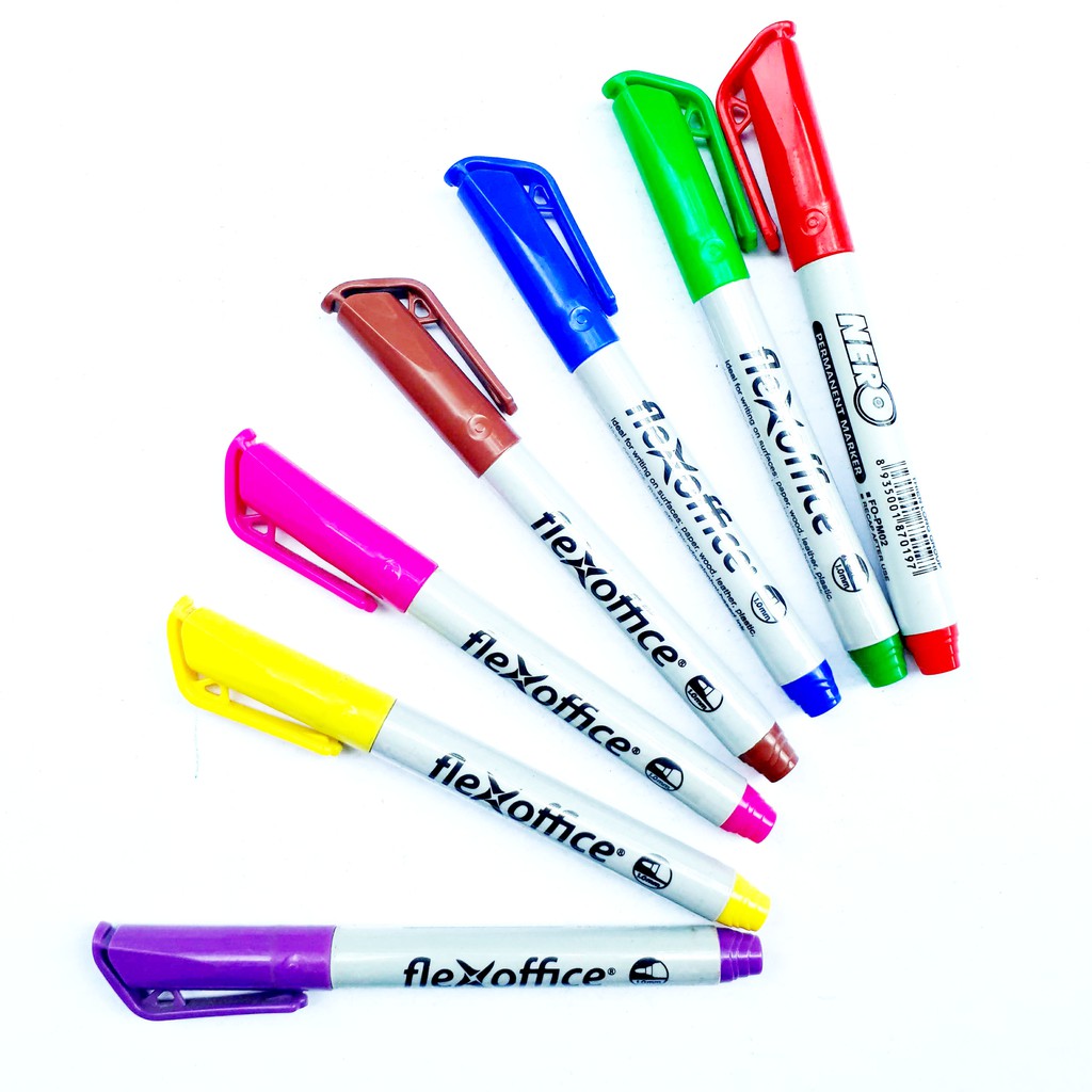 FLEXOFFICE NERO PERMANENT MARKERS | Shopee Philippines