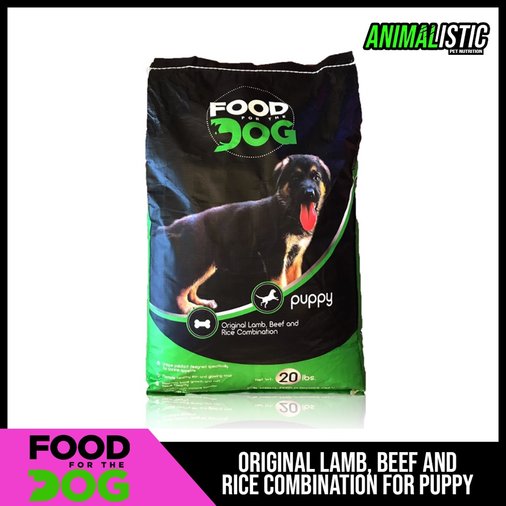 FOOD FOR THE DOG LAMB BEEF AND RICE COMBINATION Shopee Philippines