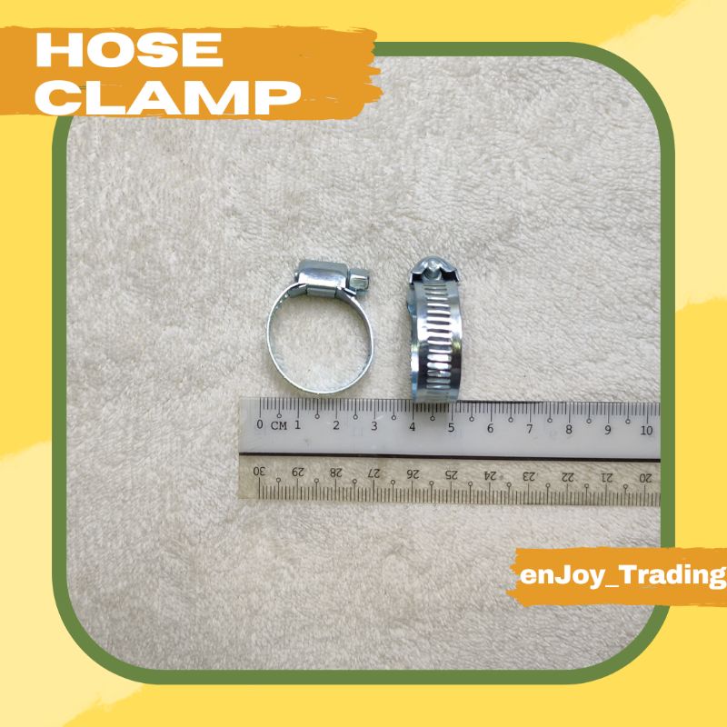 PER PIECE GI Hose Clamp Adjustable Hose Clamp Good Quality Shopee