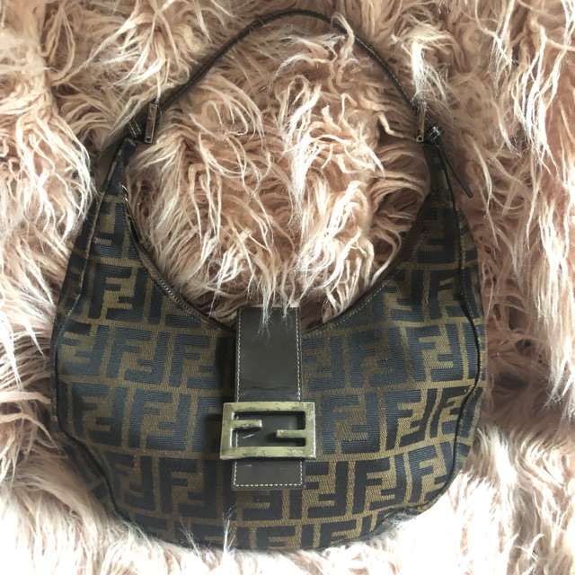 Vintage fendi discount zucca shoulder bag