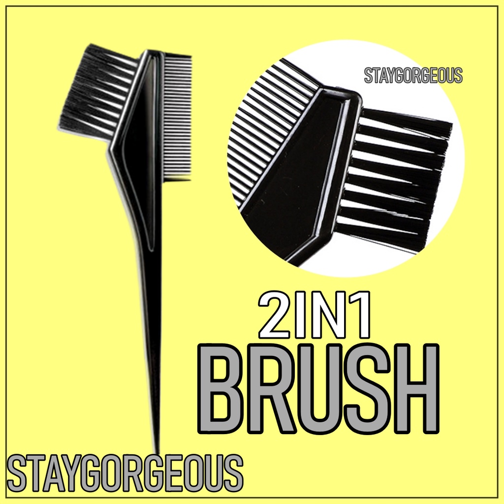 2IN1 HAIR COLORING BRUSH WITH COMB | Shopee Philippines
