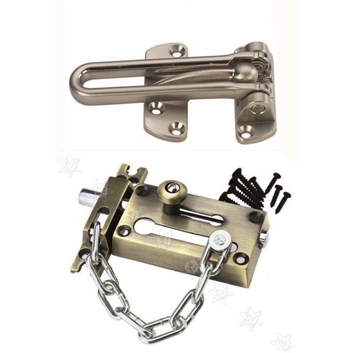 Merchandise.Ph Door Chain Lock Safety Guard Security Lock 2pc | Shopee ...