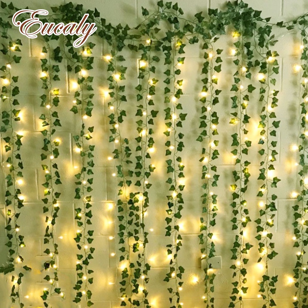 【Lowest Price】210cm 5 Styles Artificial Ivy Vine Fake Foliage Dried