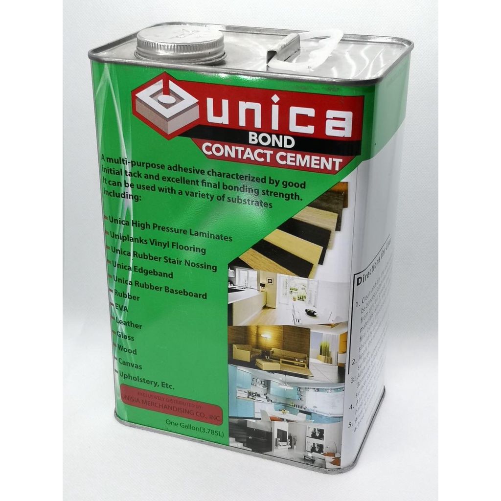 Unica Bond Contact Cement 1 gallon ( Multipurpose Adhesive ) Shopee