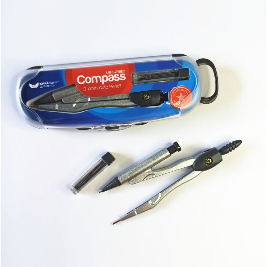 Unicorn Pencil Compass 0.7mm Auto Mechanical Pencil USC-2522 | Shopee ...