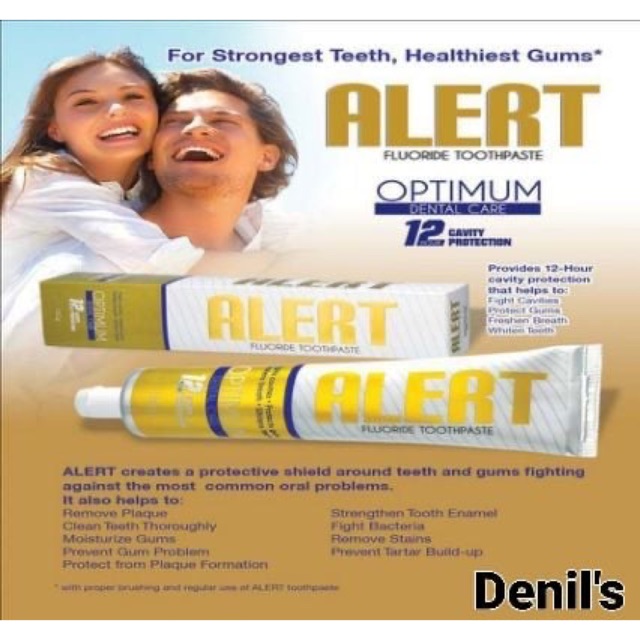 Alert Toothpaste Original Product | Shopee Philippines