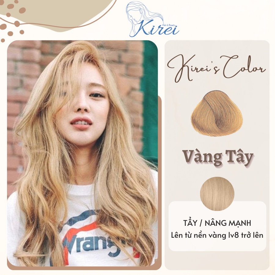 Kireihair Yellow Hair Dye Kirei Hair, KIREIHAIR, KIREIHAIR | Shopee ...