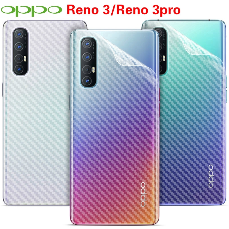 (buy1take1) OPPO Reno 5/Reno 4/Reno 3/Reno3 pro Carbon Fiber Back Film ...