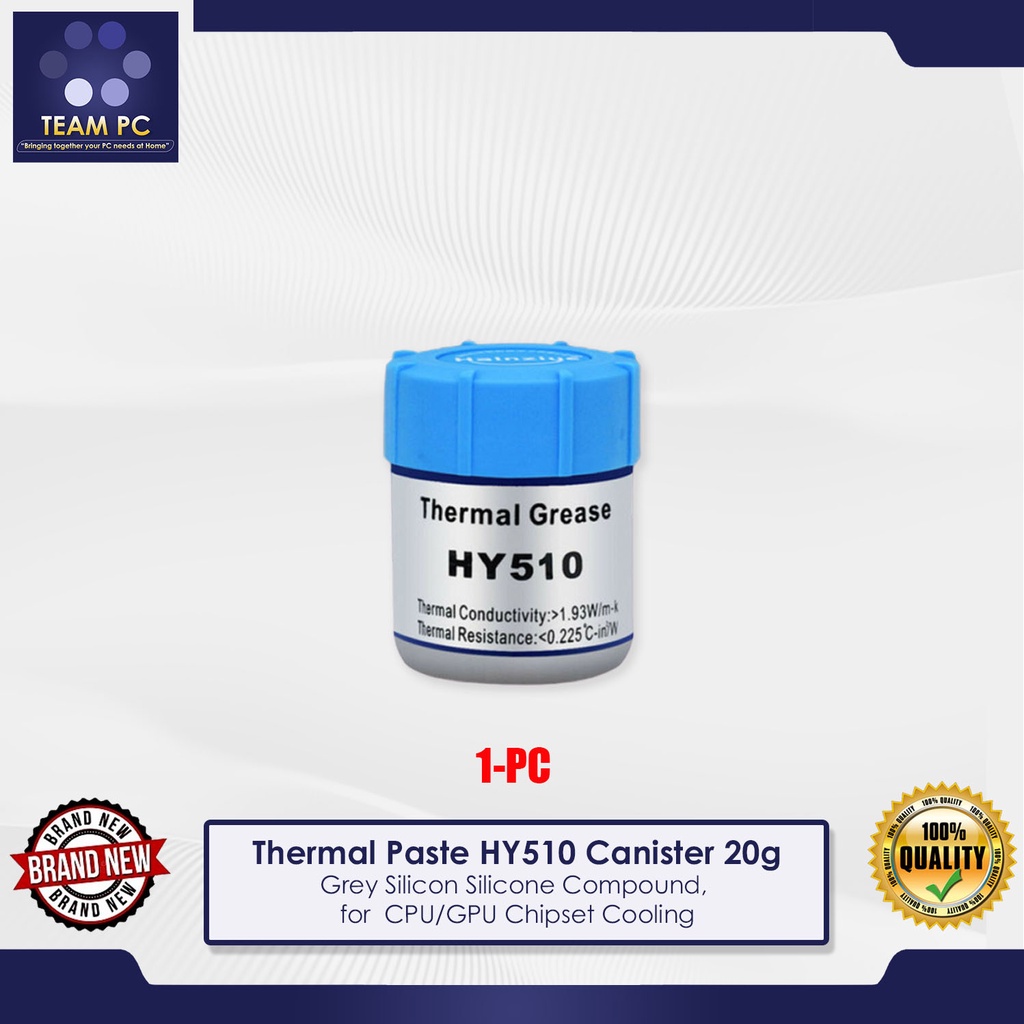 Thermal Paste HY510 Canister 20g, Grey Silicon Silicone Compound, for ...