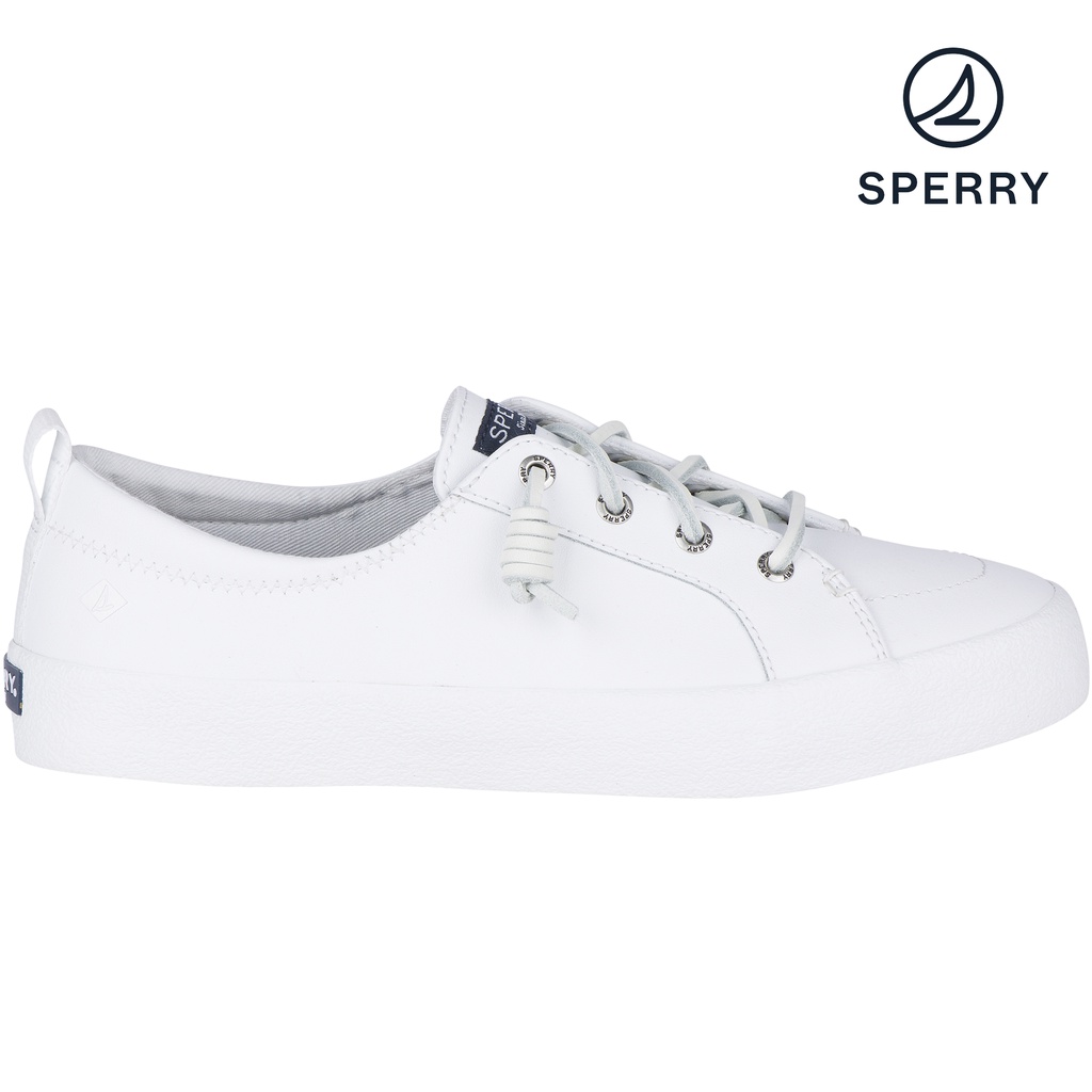 Sperry white shop leather