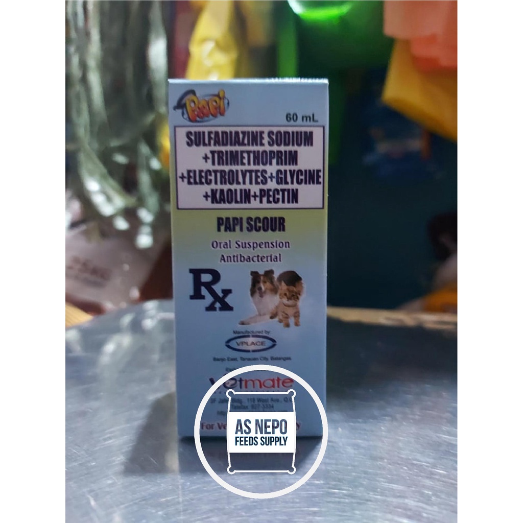 Papi Scour Oral Suspension Antibacterial (60 mL) Shopee Philippines