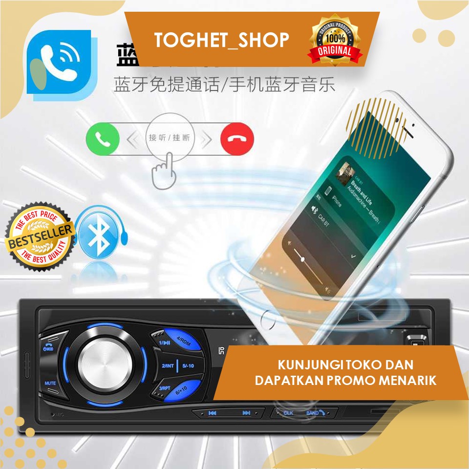 Car Tape MP3 Player Bluetooth Wireless 12V Music Player Smartphone And