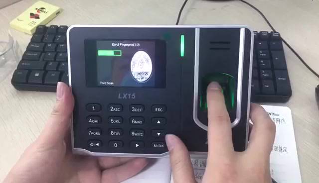 ZKTeco LX15 Absence Machine Fingerprint Attendanc Clock Time Attendance ...