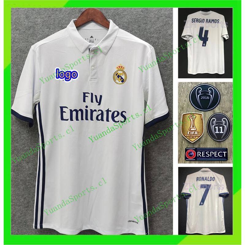 2016/2017 Real Madrid Home Jersey Retro Jersey Football 16/17 Real
