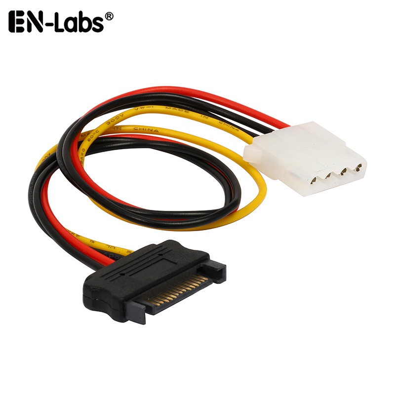 PC Power Supply Cable,SATA Power Connector to Molex 4 pin Adpater,IDE