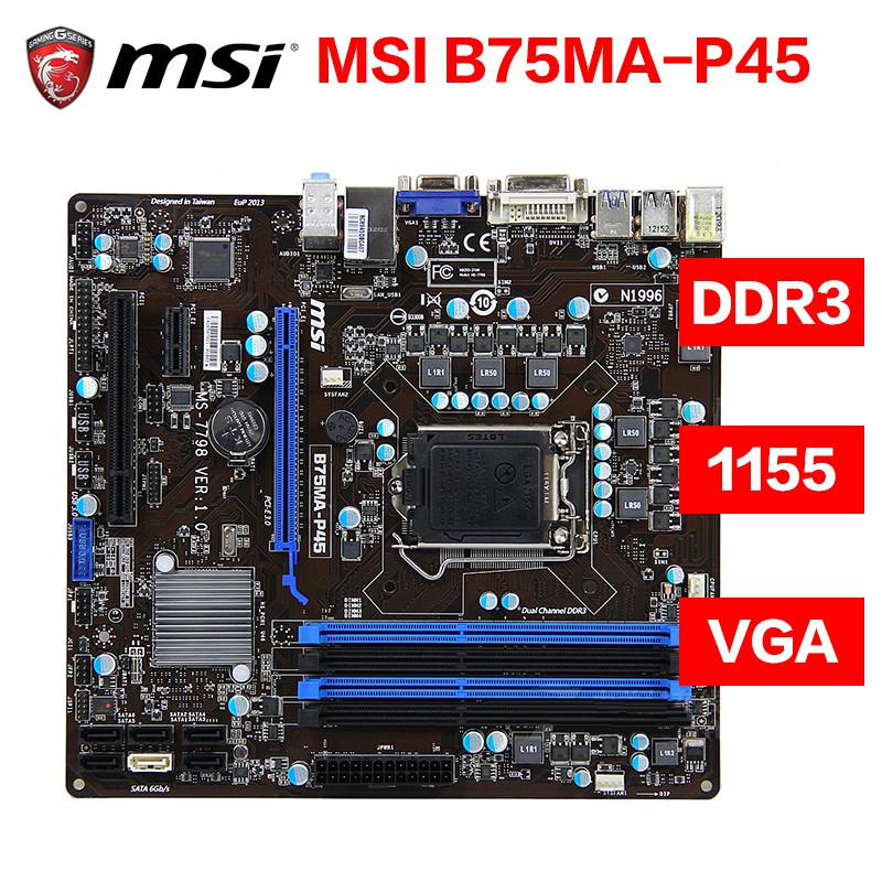 MSI B75MA-P45, まぎらわしい Intel i5-3570K, メモリセット